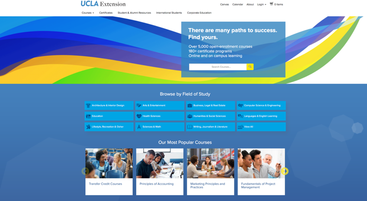 UCLA Extension Home Page