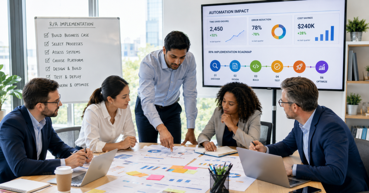 how to implement rpa