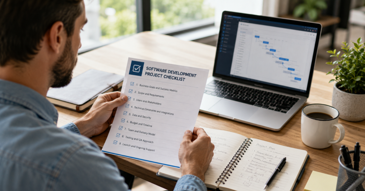software development project checklist
